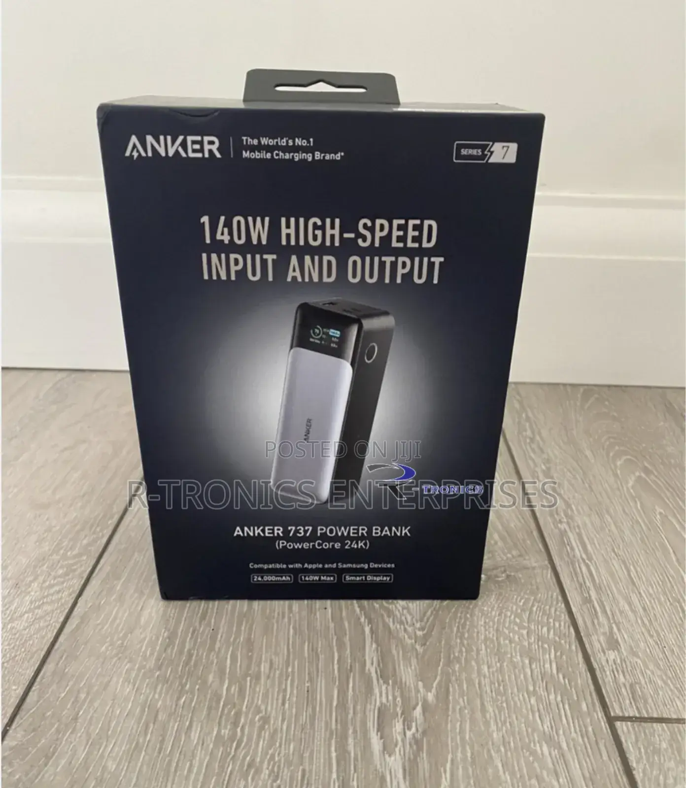 Anker 737 Power Bank, 24,000mah 3-Port With 140w Fast Charging