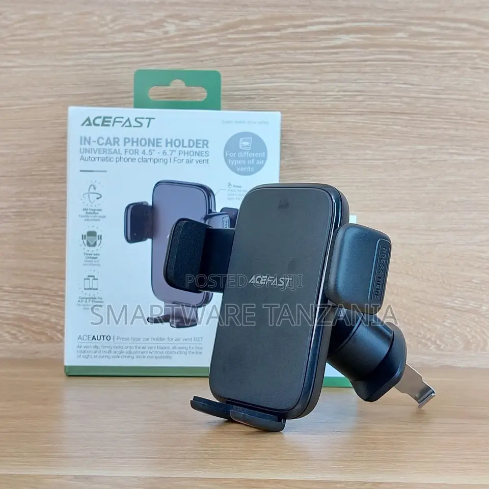 Acefast D27 Car Phone Holder Air Vent Mount 4.5-6.7 Inch Auto