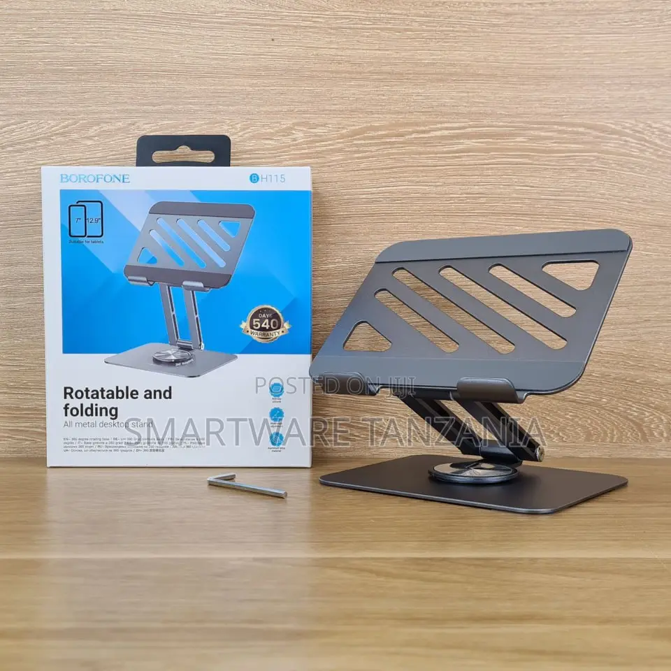 Borofone Bh15 Metal Desktop Stand Rotatable Folding Tablet Pad