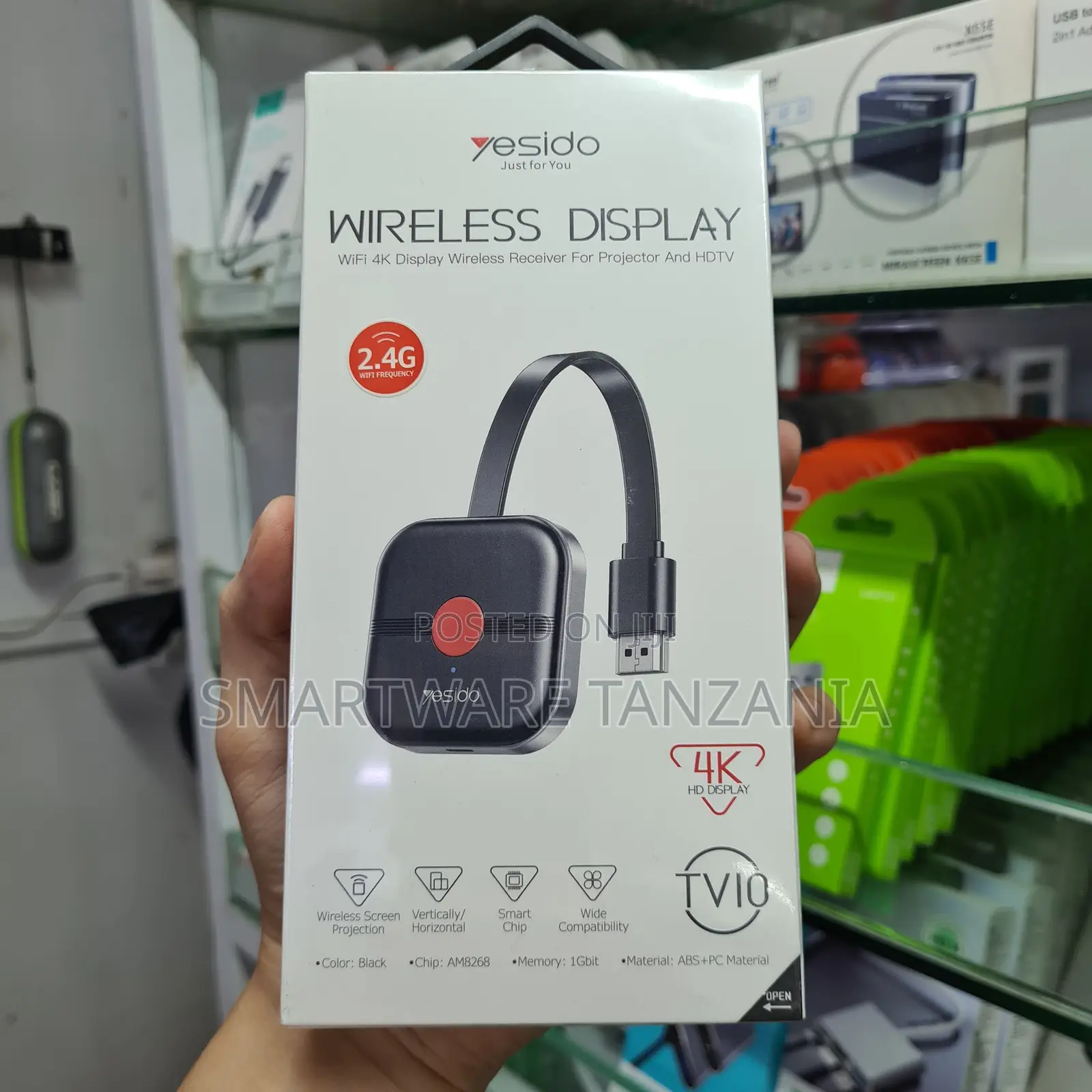 Yesido Tv10 Wireless Display Dongle Hdmi Wifi 2.4g Adapter