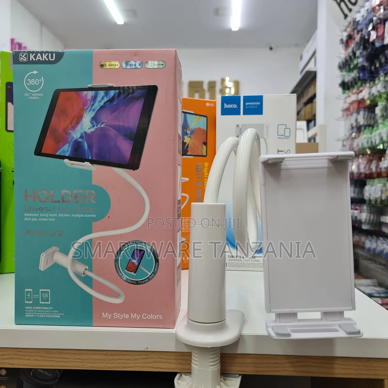 Kaku Universal Holder 360 Rotation Flexible Gooseneck Tablet