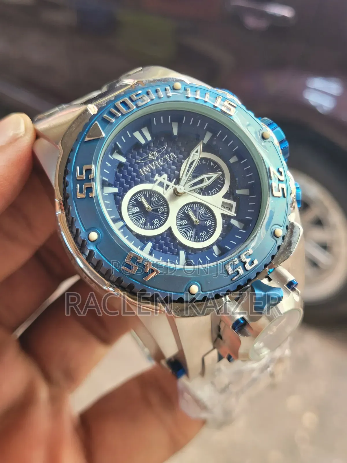 Invicta Reserve Subaqua Noma Iii Chronograph With Blue Aluminium Bezel