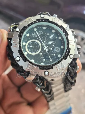Invicta Reserve Hydraumatic Chronograph With Black Braided Cable