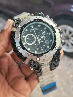 Invicta Reserve Hydraumatic Chronograph With Black Braided Cable