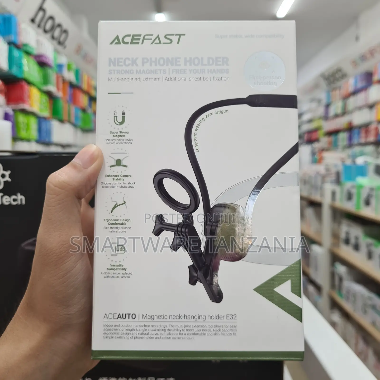 Acefast E32 Magnetic Neck Phone Holder Hands-Free Multi-Angle