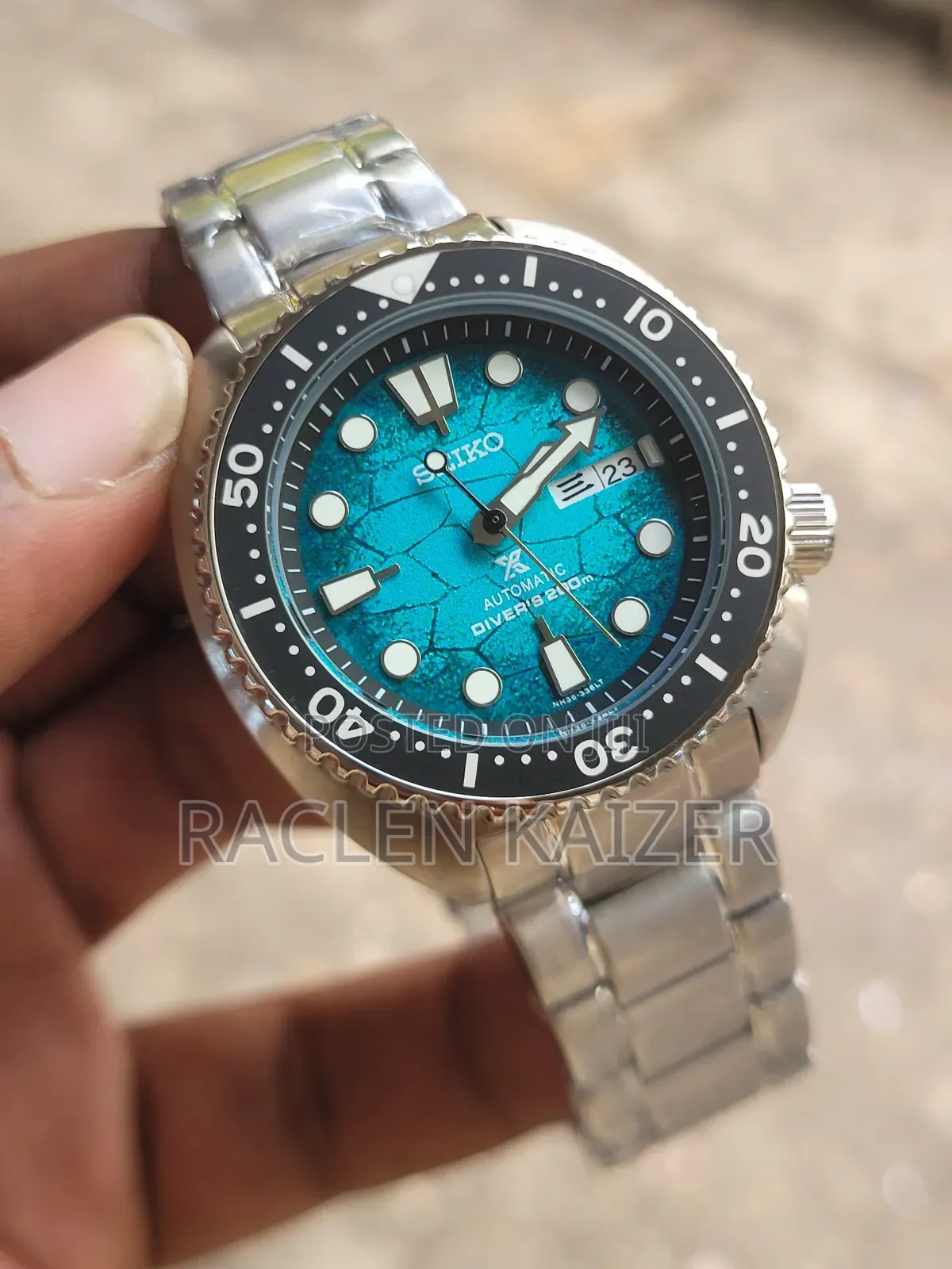 Seiko Prospex Srpe23 Automatic Diver From the Save the Ocean Series
