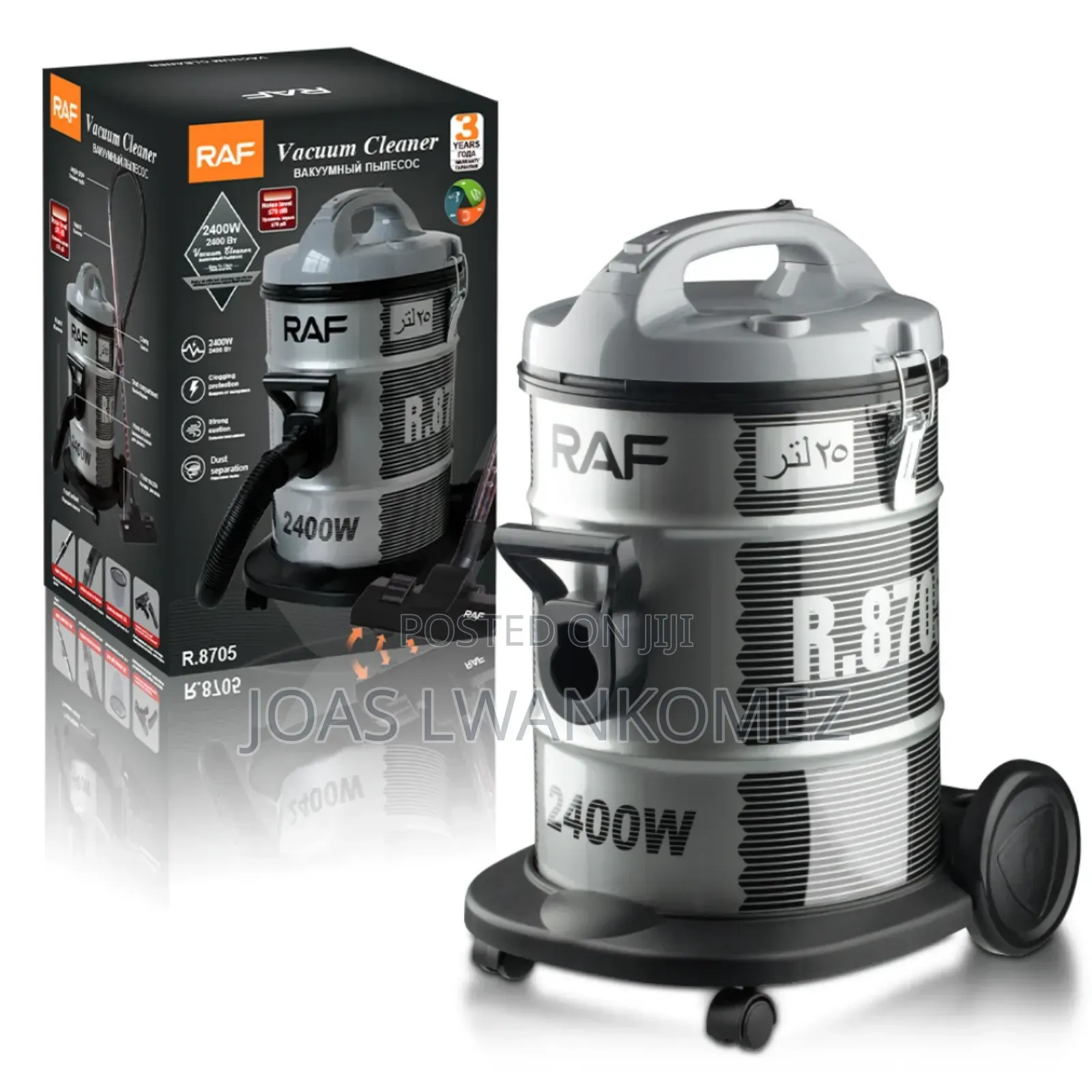 Vacuum Cleaner Machine(Dry Wet 25l)