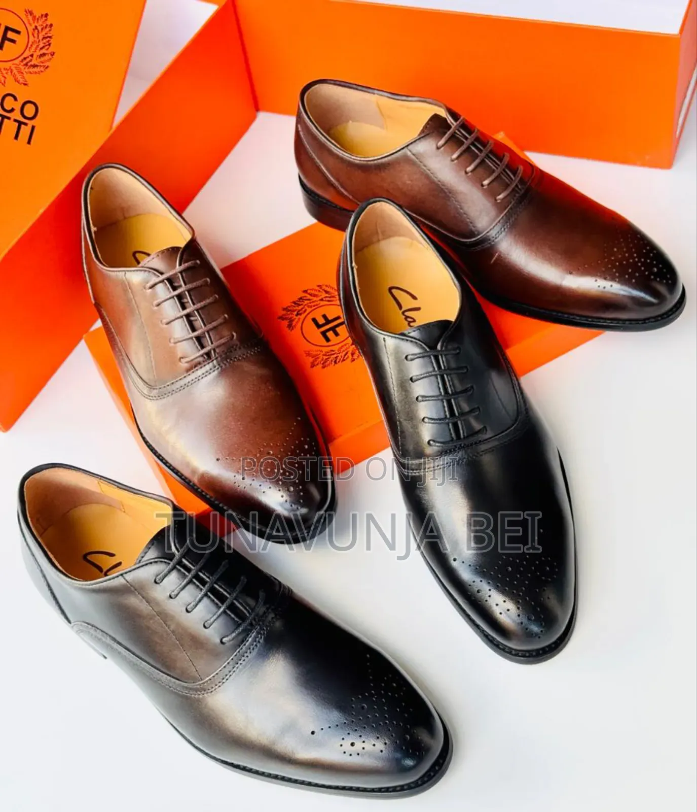 Cracks Leather Shoes  / Pure Leather Shoes