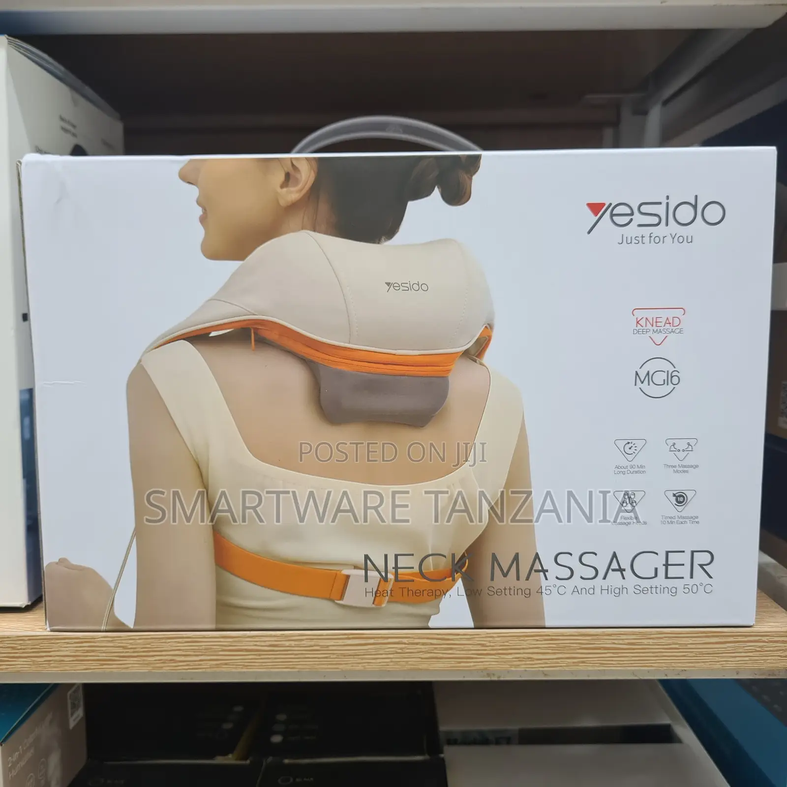 Yesido Mg16 Neck Massager Heat Therapy 45c 50c Kneading Relief