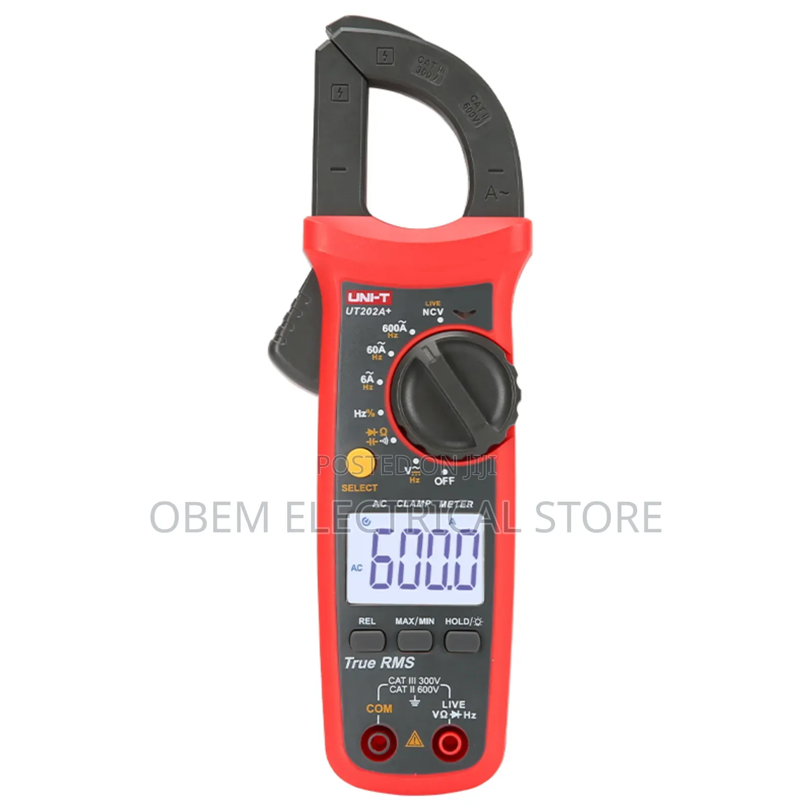 Uni-T Digital Ac Clamp Meter (Ut202a+)