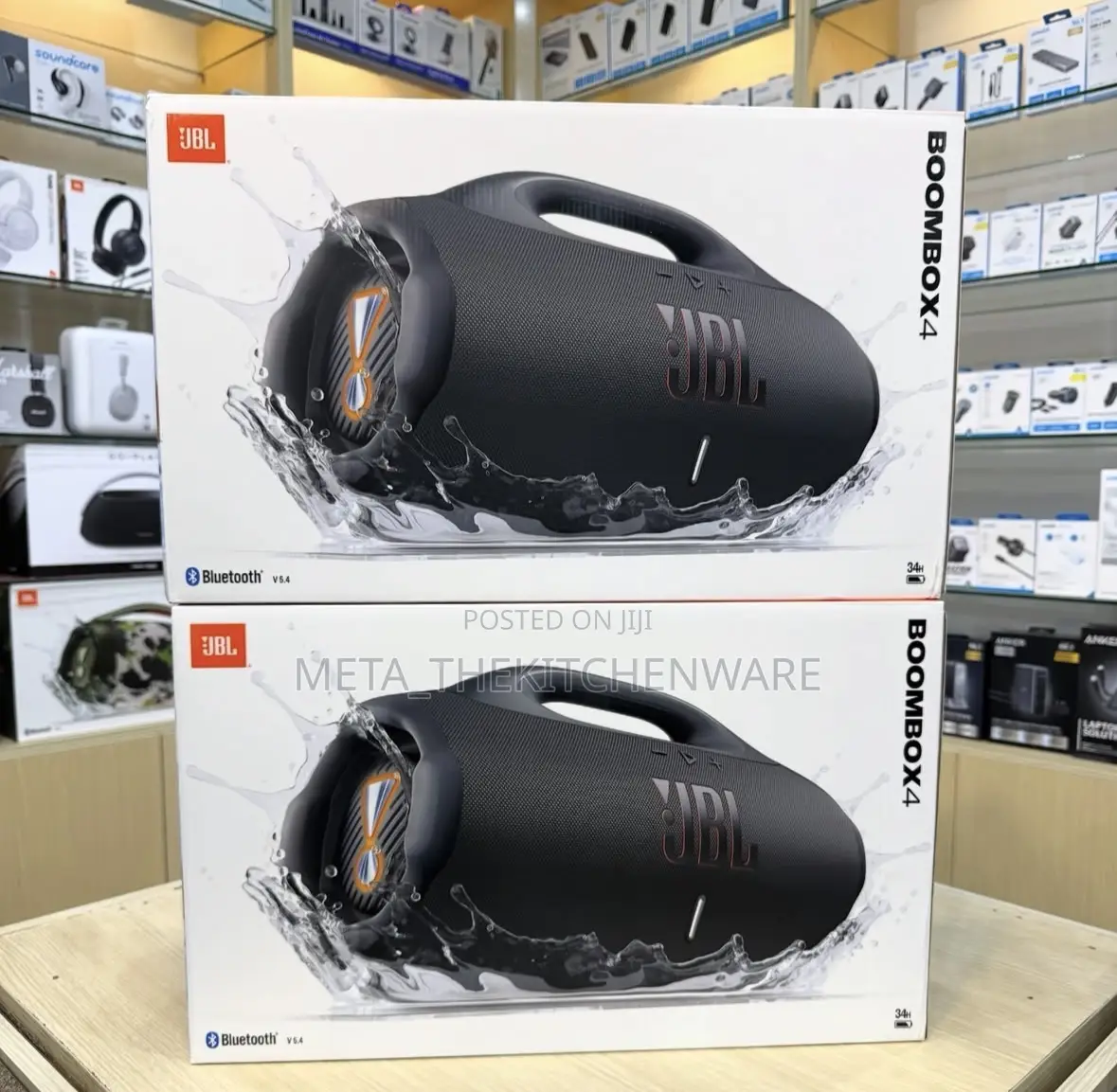 JBL Boombox 4 Portable Waterproof Bluetooth Speaker