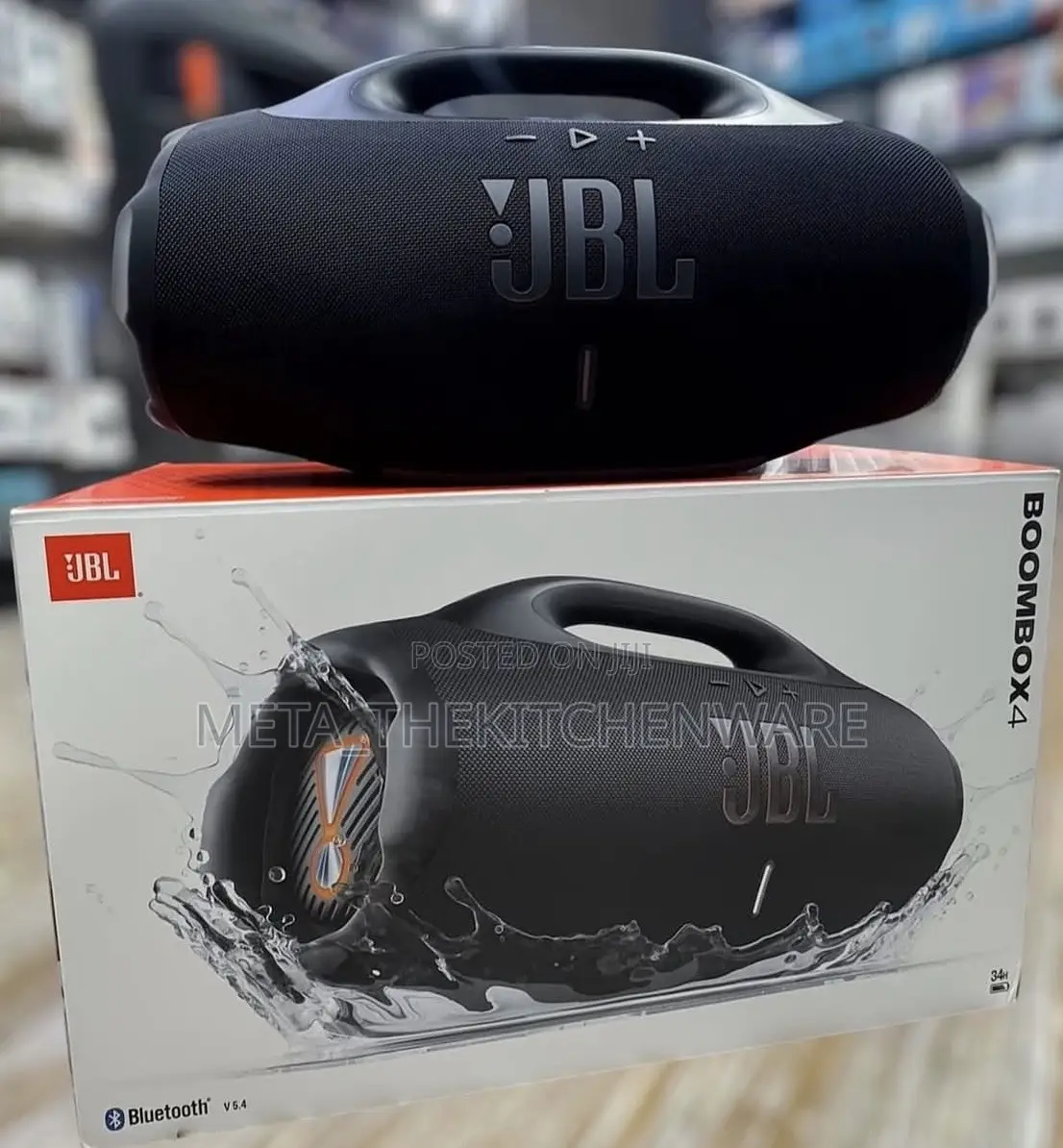 JBL Boombox 4 Portable Waterproof Bluetooth Speaker