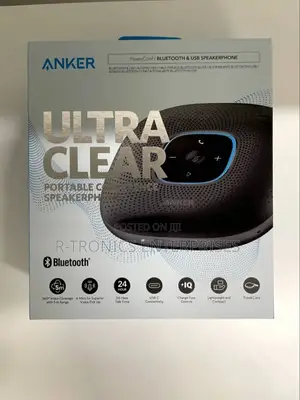 Anker Powerconf Speakerphone, Zoom Conference Speaker With 6 Mics,