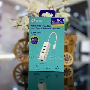Tp-link Usb 3.0 3-port Hub With Gigabit Ethernet Adapter Combo