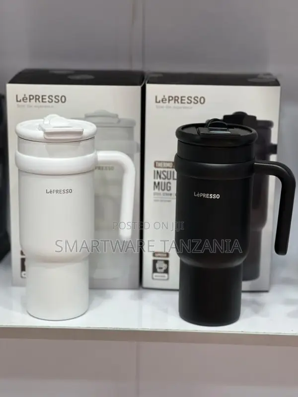 Lepresso Insulated Travel Mug With Handle Hot Cold Beverages
