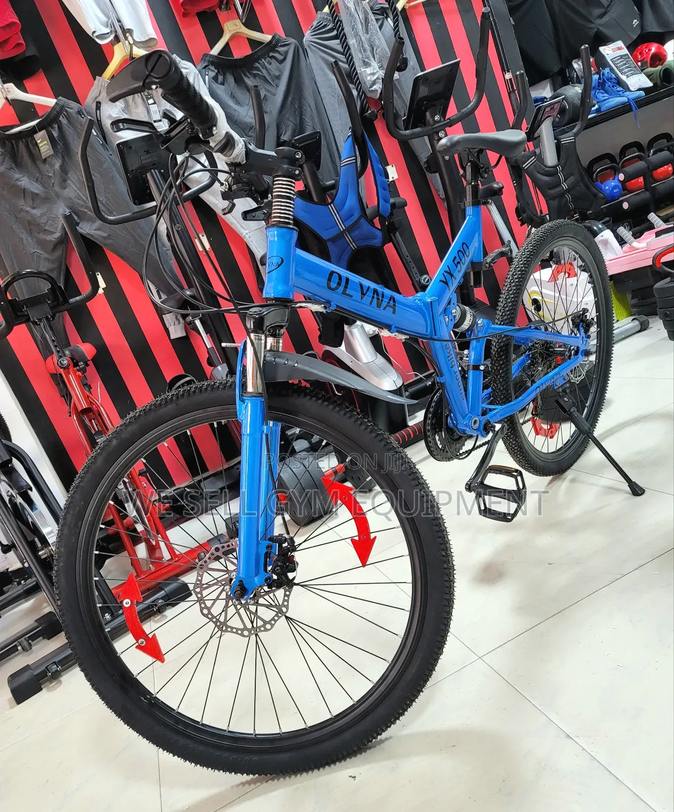 Folding Mountain Bike 7gear Air Shockup