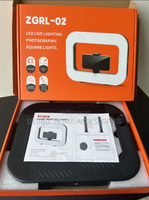 Z Grl -02 Led Live Lighting Photographic Square Light.