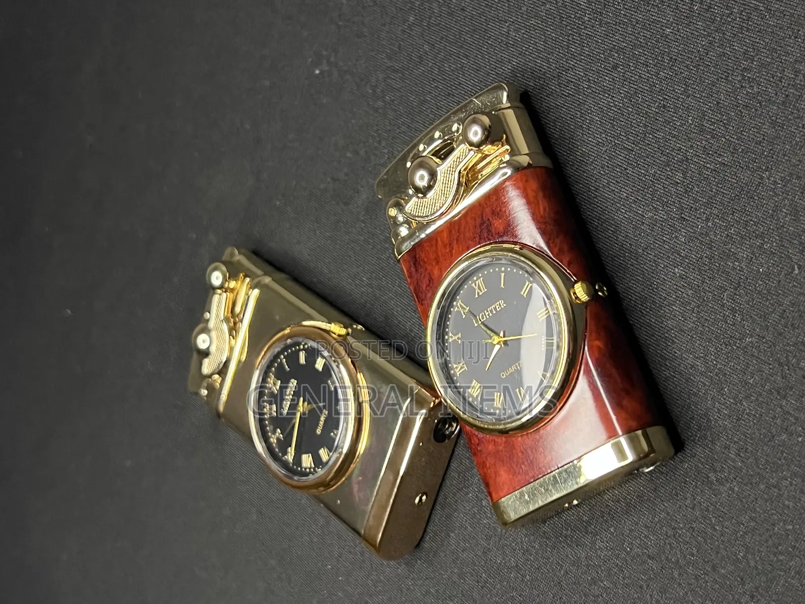 Clock and Windproof Smart Lighter