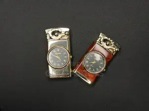 Clock and Windproof Smart Lighter