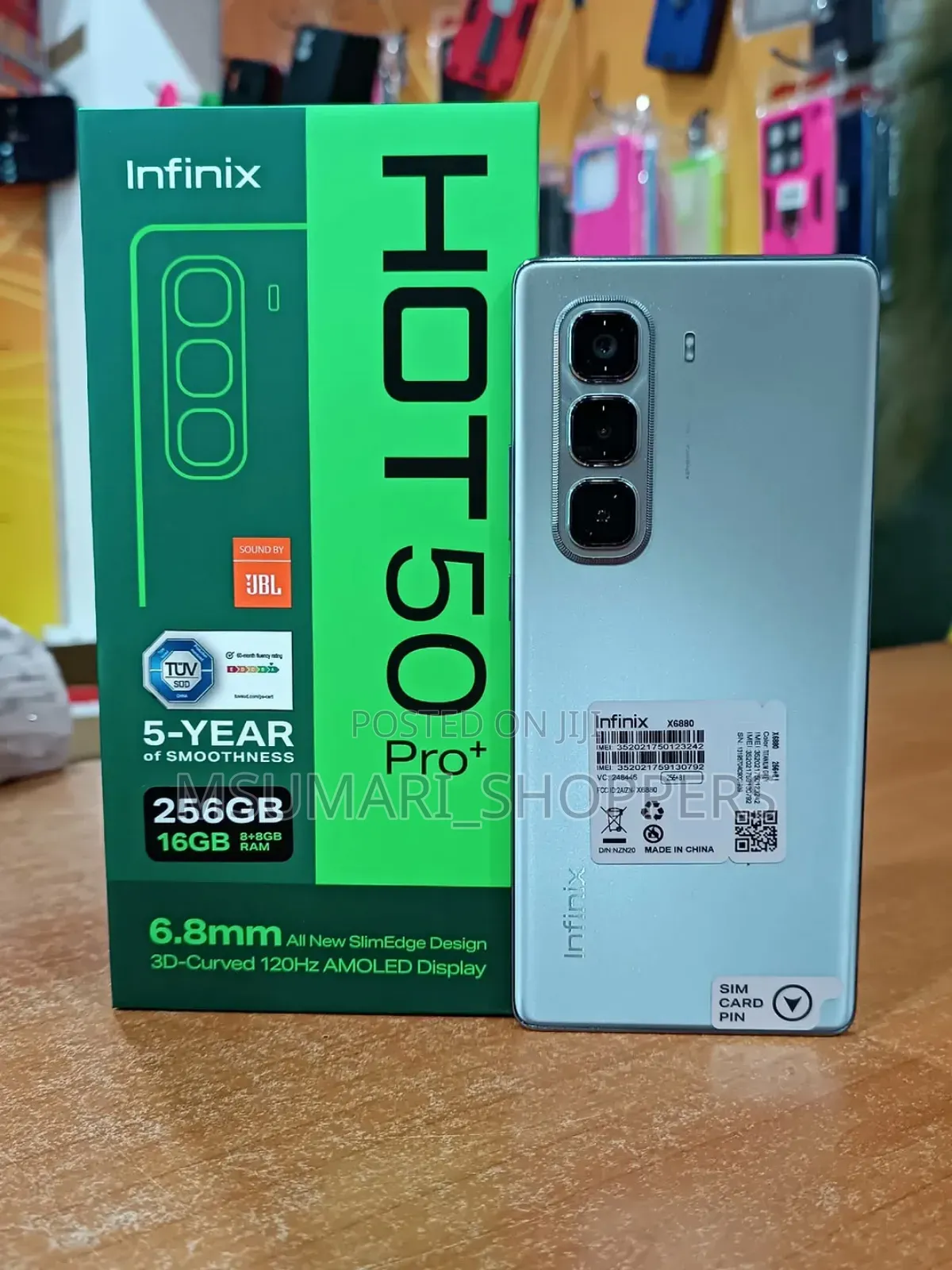 New Infinix Hot 50 Pro 256 GB Blue