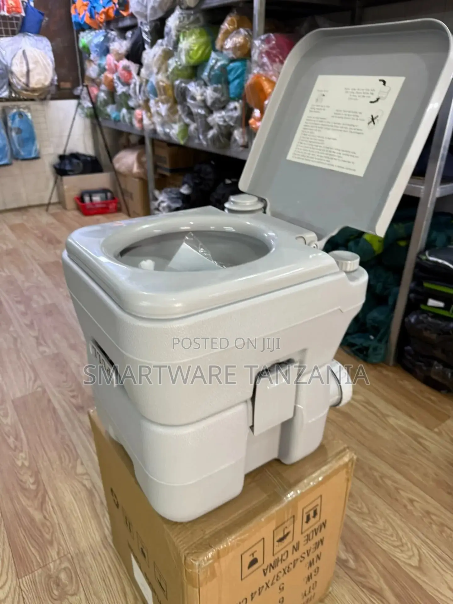 20l Compact Portable Toilet With Removable Waste Tank for Camping