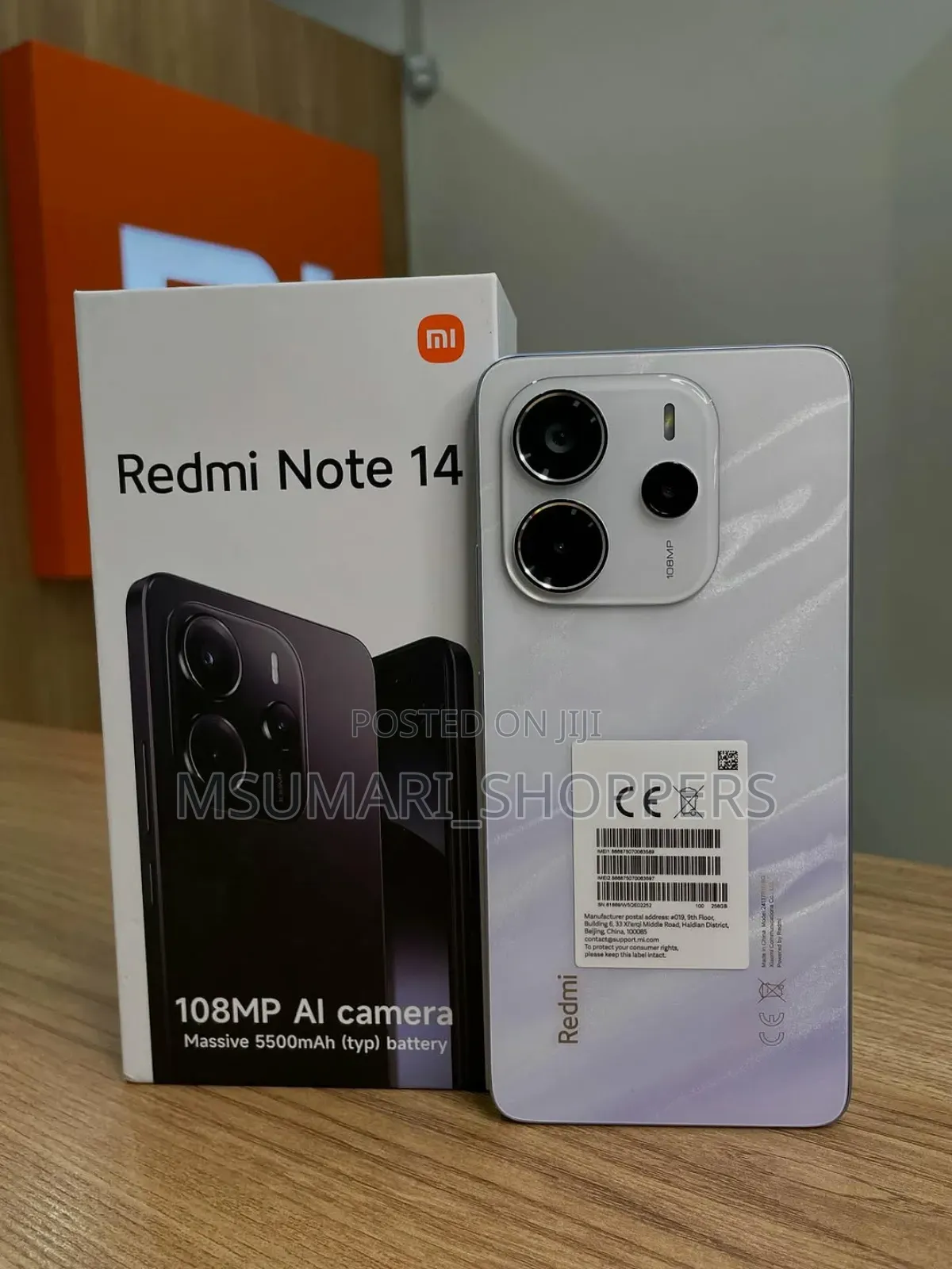 New Xiaomi Redmi Note 14 256 GB Pink