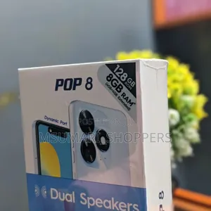 New Tecno Pop 8 128 GB Black