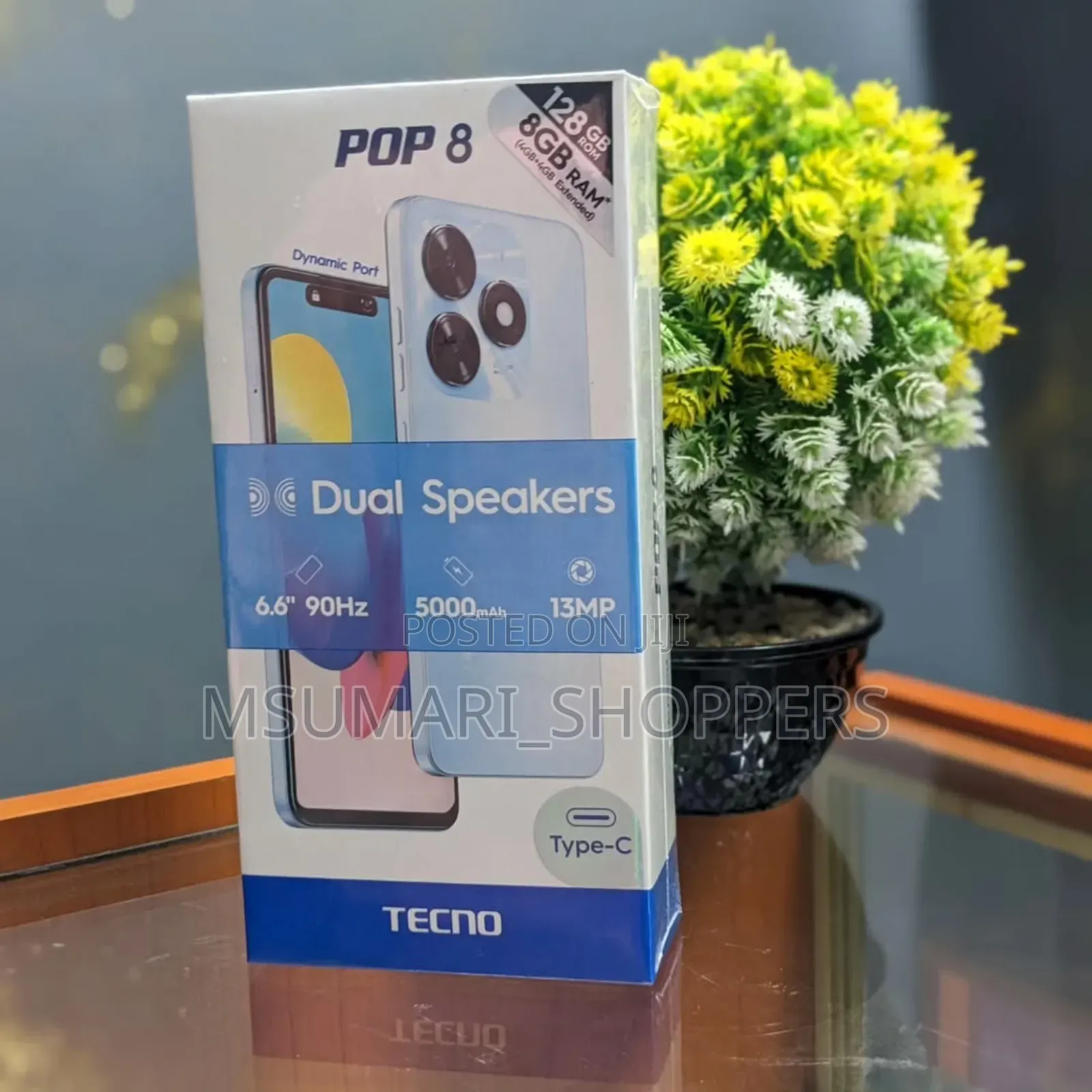New Tecno Pop 8 128 GB Black