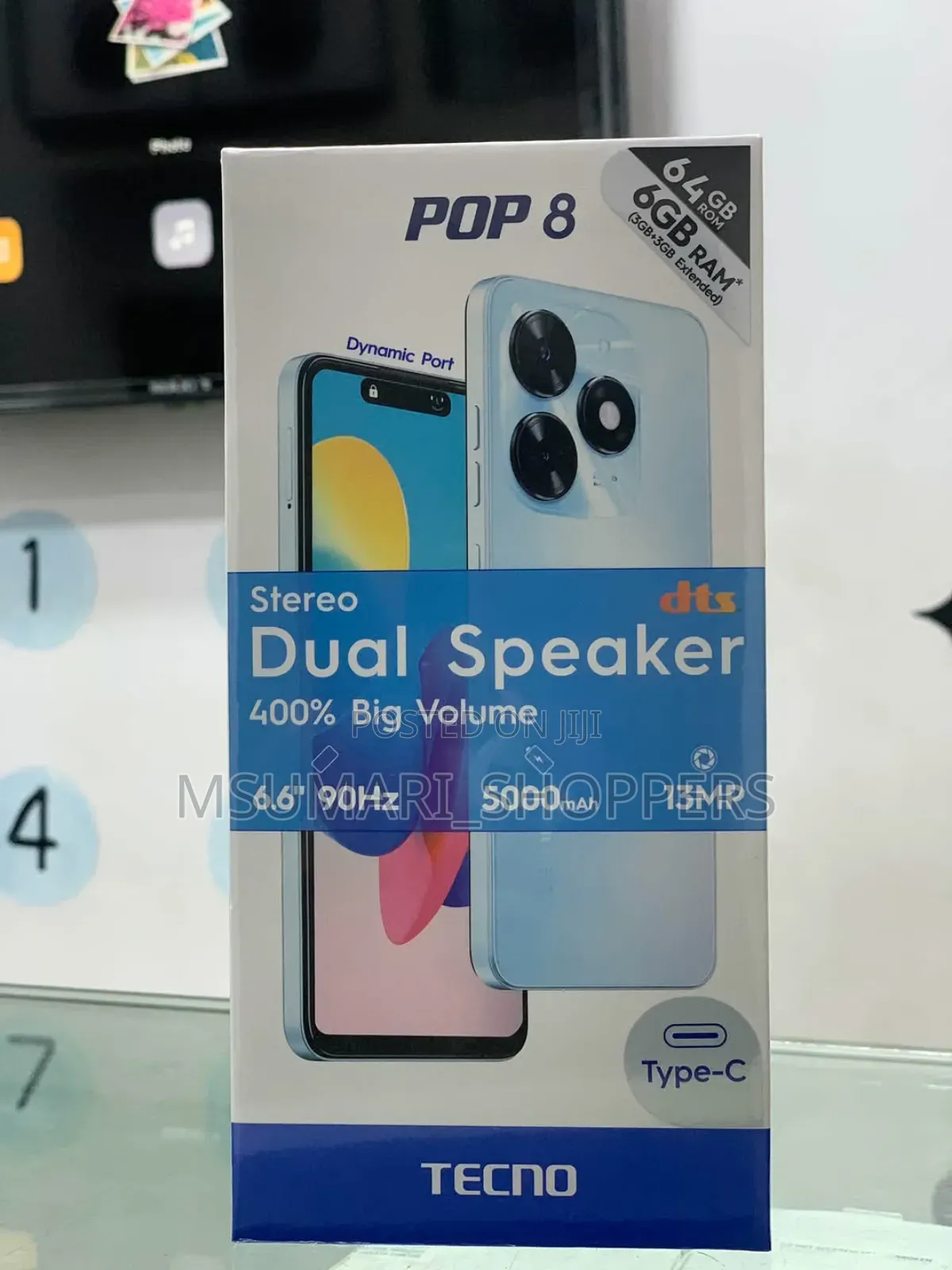 New Tecno Pop 8 128 GB Black