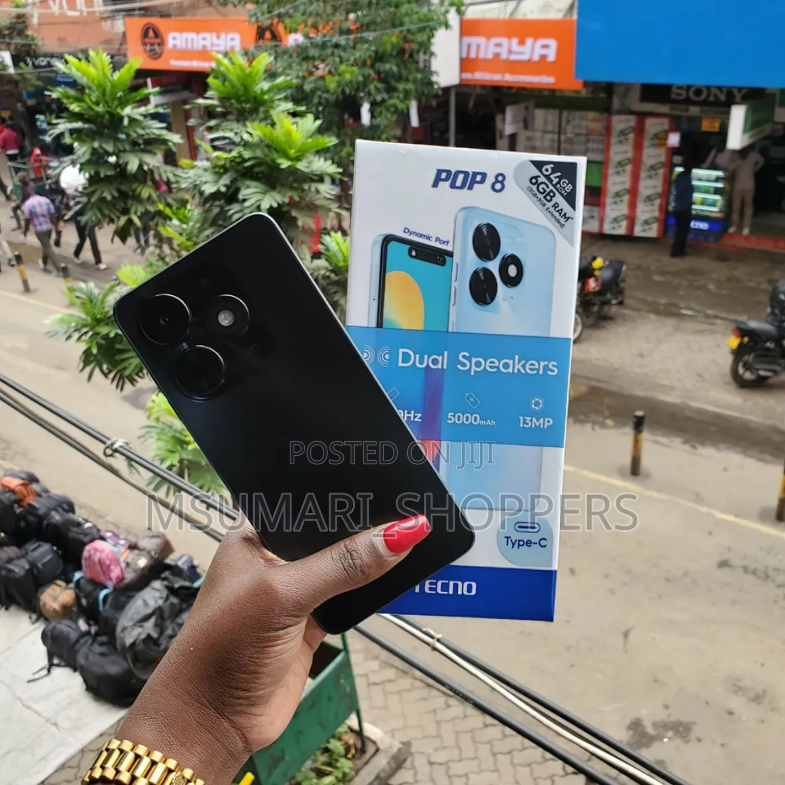 New Tecno Pop 8 128 GB Black
