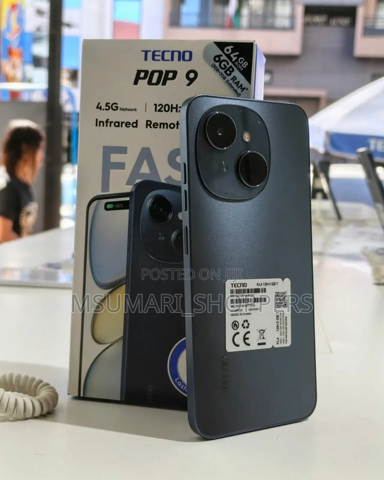 New Tecno Pop 9 128 GB Black