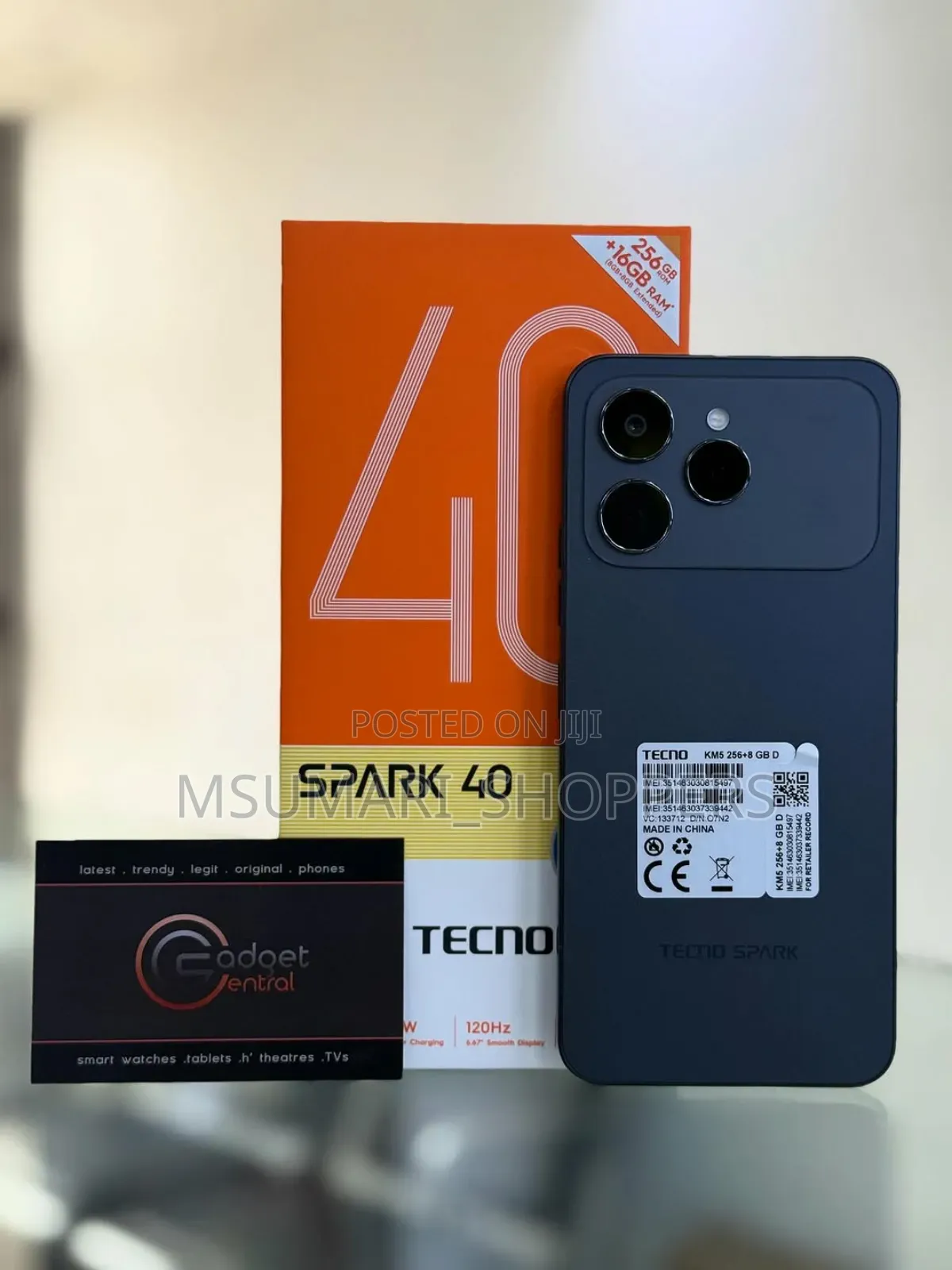 New Tecno Spark 40 256 GB Black