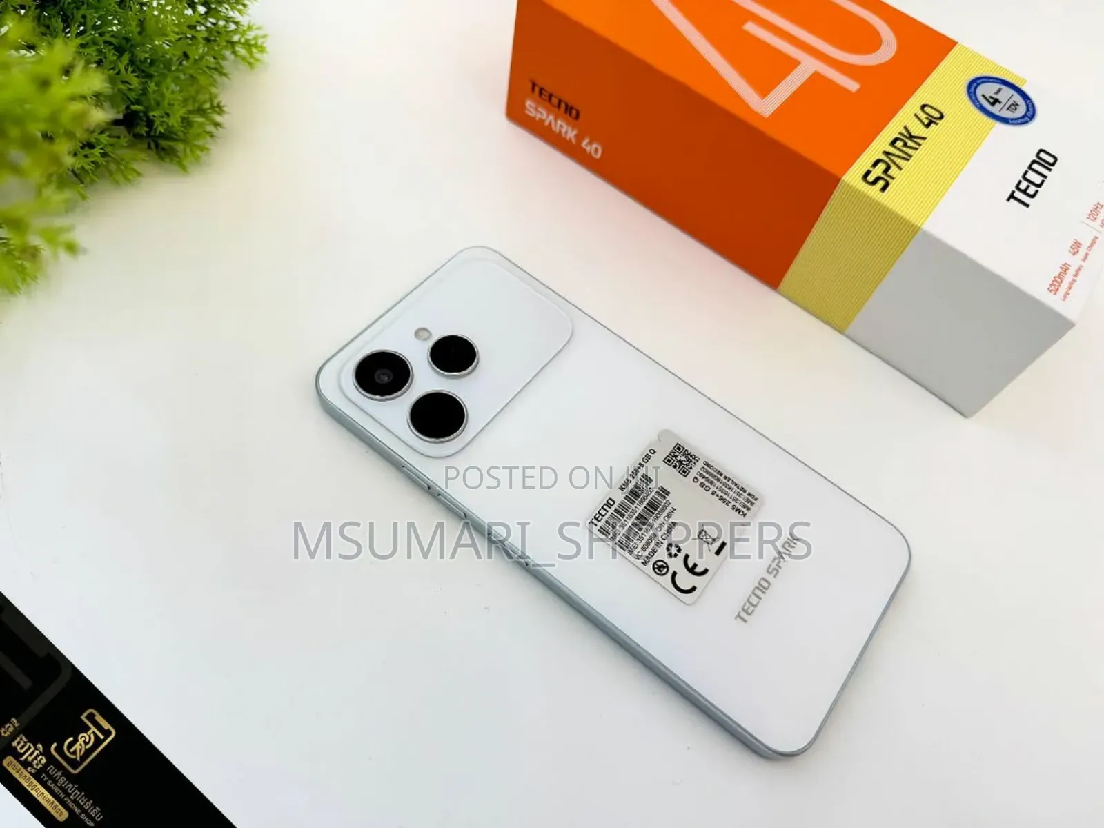 New Tecno Spark 40 256 GB White