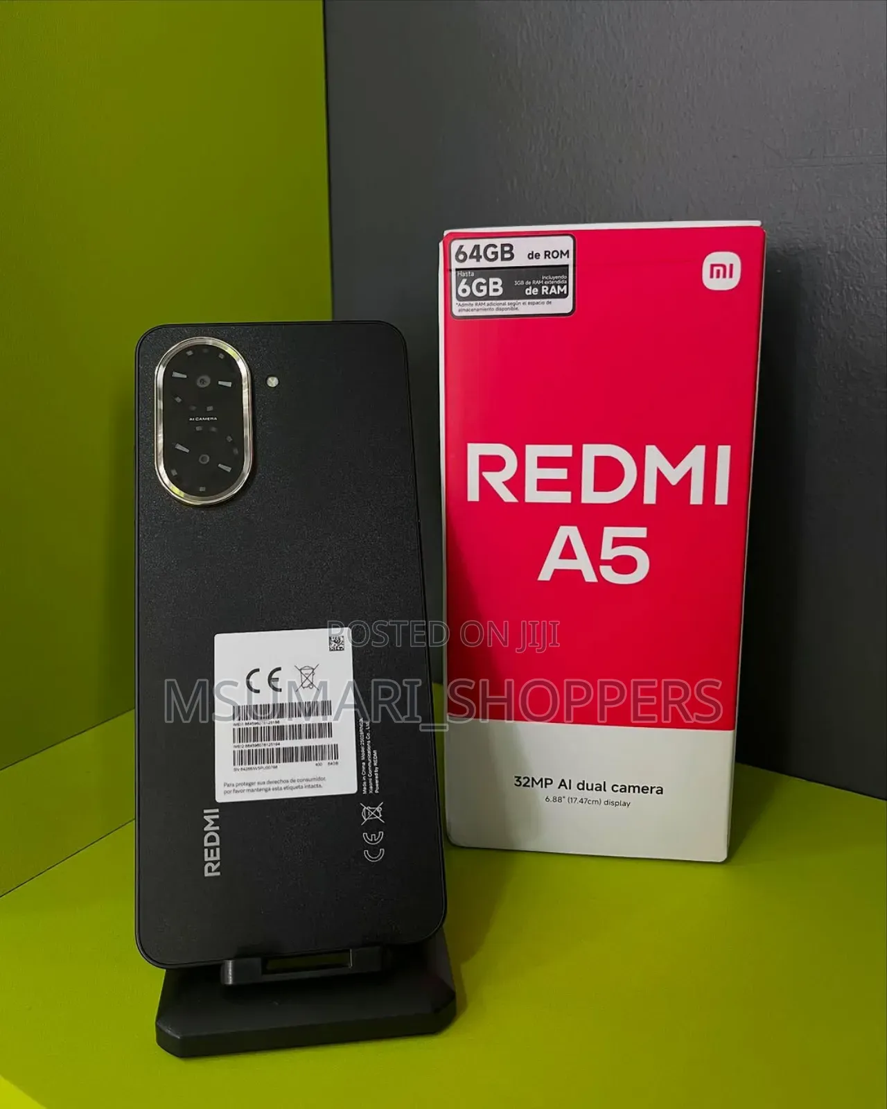 New Xiaomi Redmi A5 4G 128 GB Black