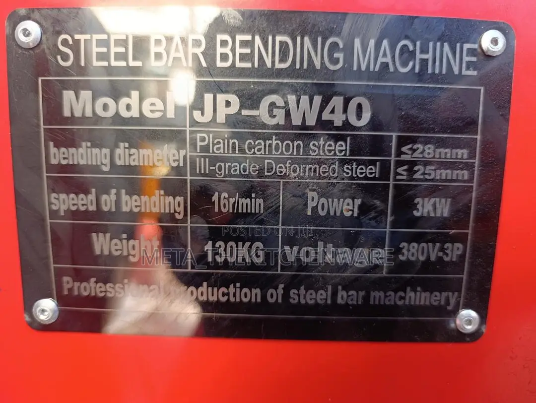 Steel Bar Bending Machine Jp-Gw40