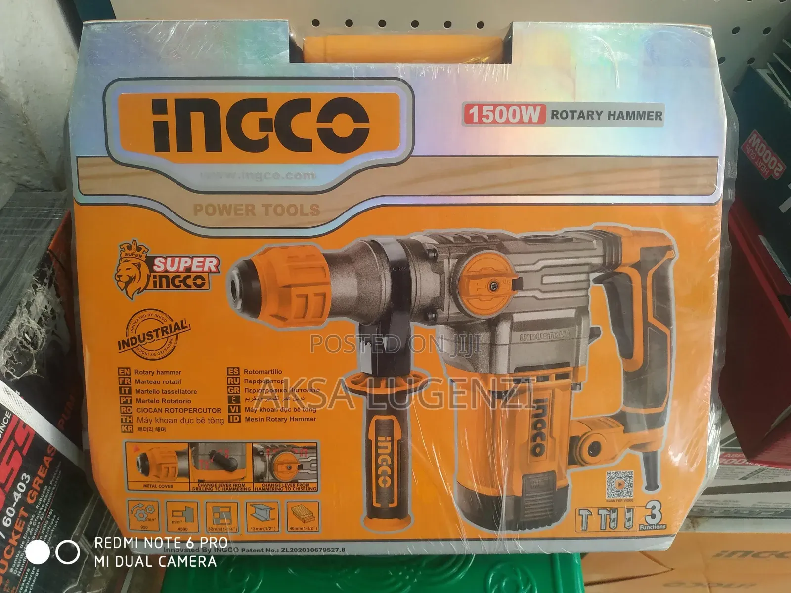 Rotary Hammer Drill Ingco