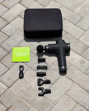 Deep Tissue Massage Gun With 6 Heads and Carrying Case Kit