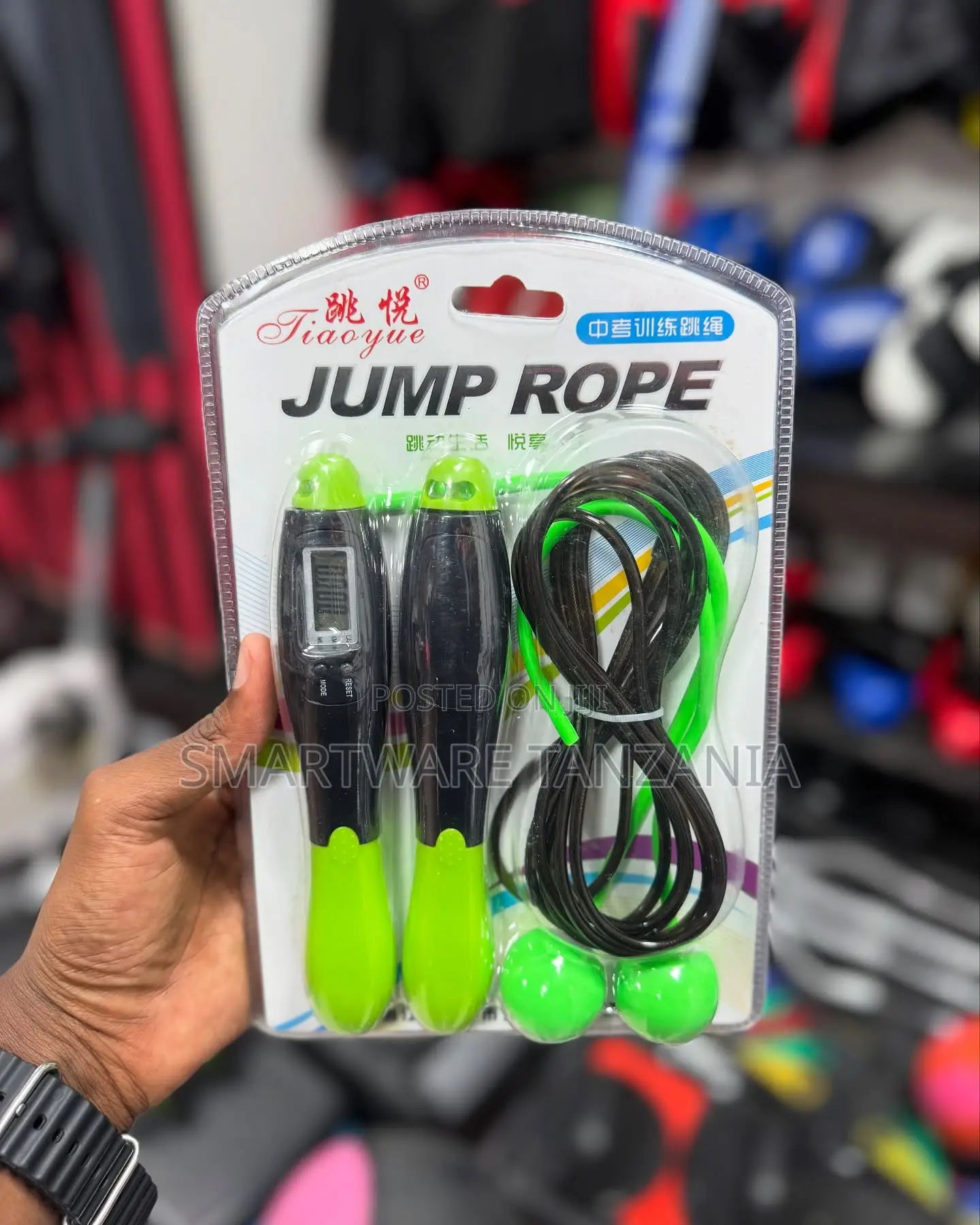 Counting Jump Rope Digital Display Cardio Workout Exercise Set
