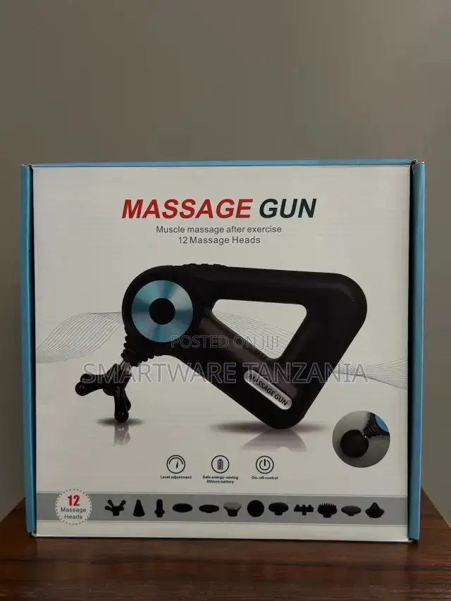 Deep Tissue Massage Gun 12 Heads Muscle Recovery Therapy Device
