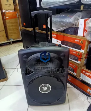 Kodtec Powerful Rechargeable Pa Speaker 15 " Inch With Wireless Mic