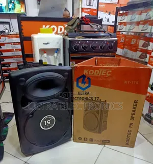 Kodtec Powerful Rechargeable Pa Speaker 15 " Inch With Wireless Mic