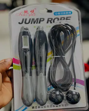 Professional Jump Rope With Digital Counter and Weighted Handles