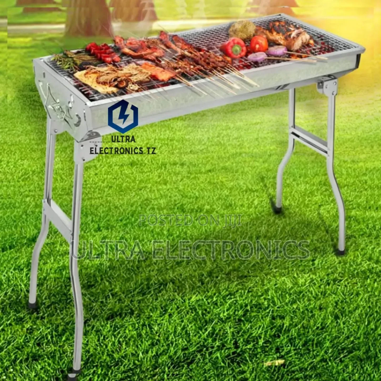 Jiko La Kuchomea Nyama Zuri Sana La Kukunja Unaweza Safiri Nalo