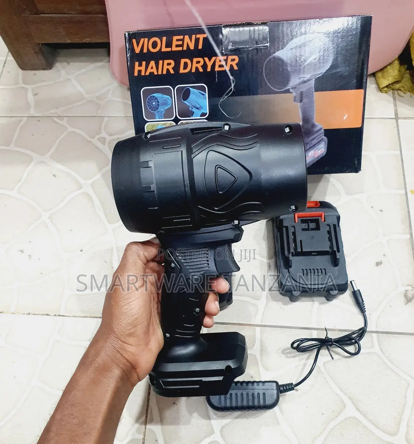 Portable Cordless Air Blower 48v Battery Powered Turbo Fan Tool