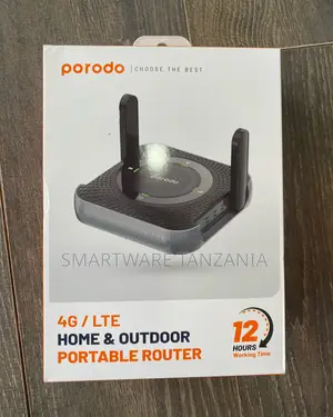 Porodo 4g Lte Home Outdoor Wifi Router 12hr Battery Wireless Hotspot