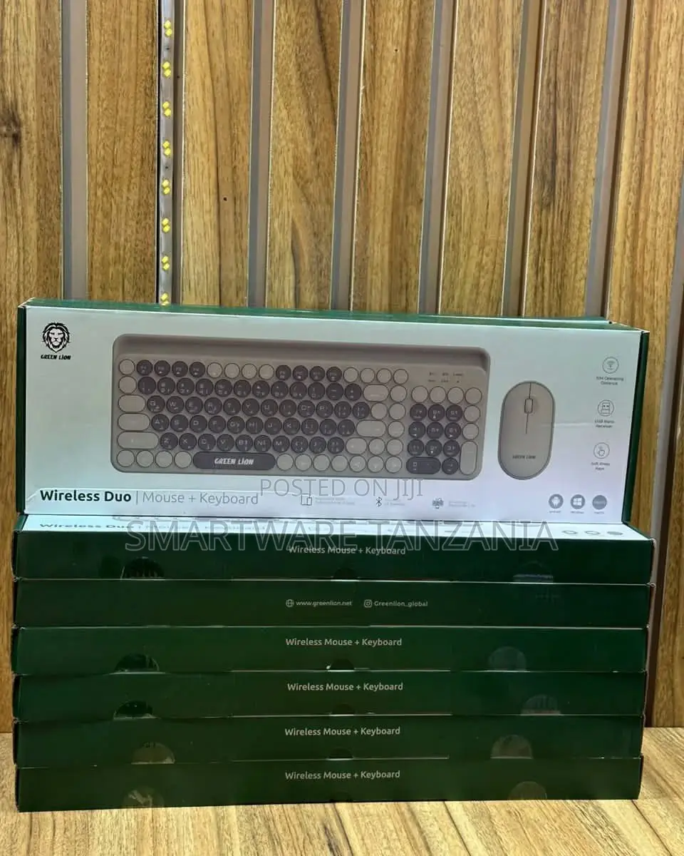 Green Lion Wireless Keyboard Mouse Combo Set Bluetooth Rechargeable