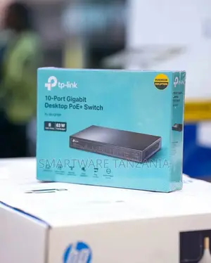 Tp-Link 10-Port Gigabit Desktop Poe+ Switch Tl-Sg1210p 63w 8-Port