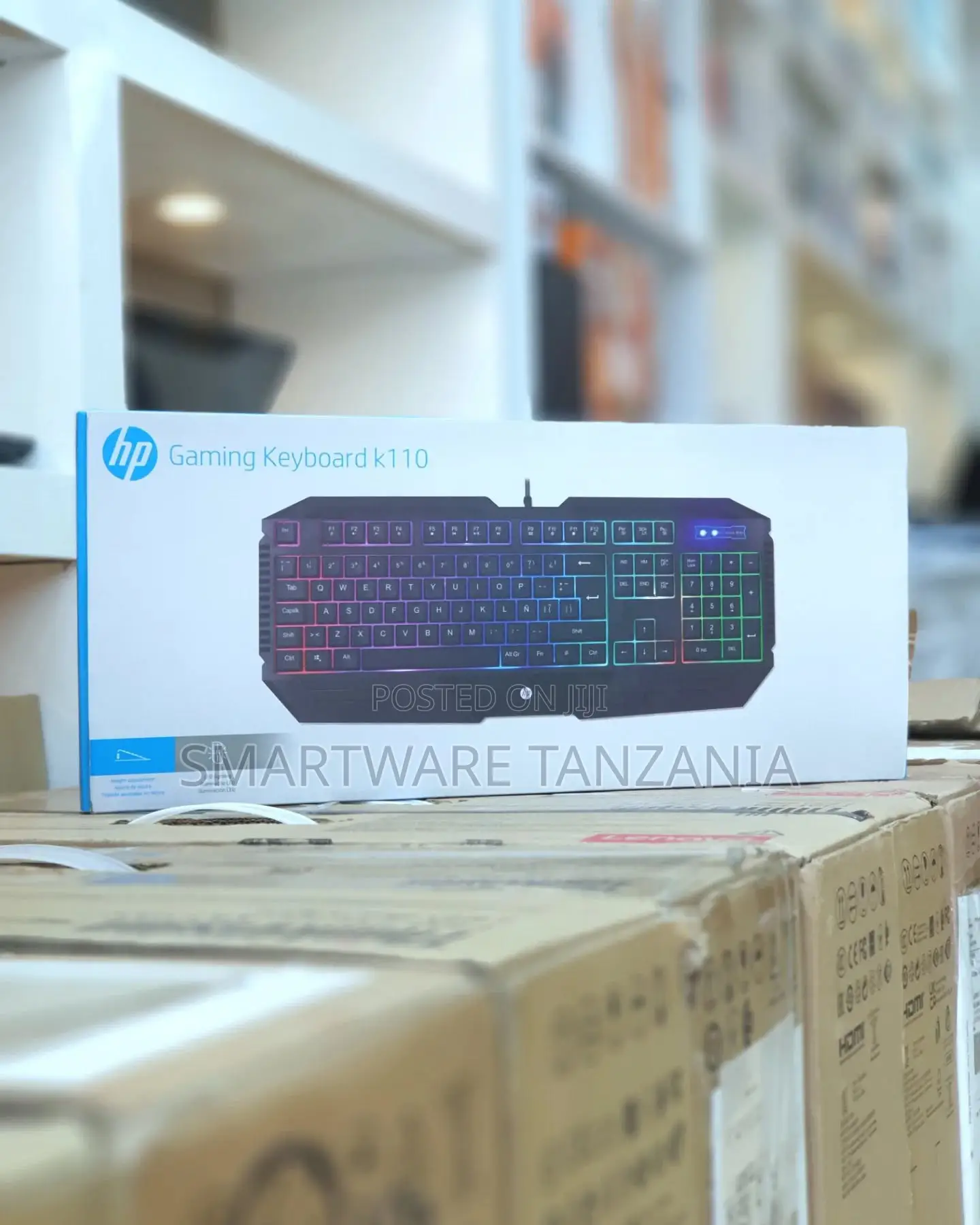 Hp Gaming Keyboard RGB Backlit Wired Usb Mechanical Feel Keys