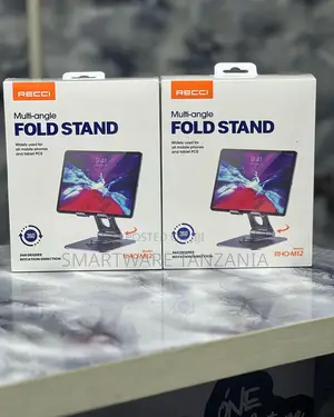 Recci Multi-Angle Fold Stand Rho-M12 360 Rotation Tablet Phone Desk