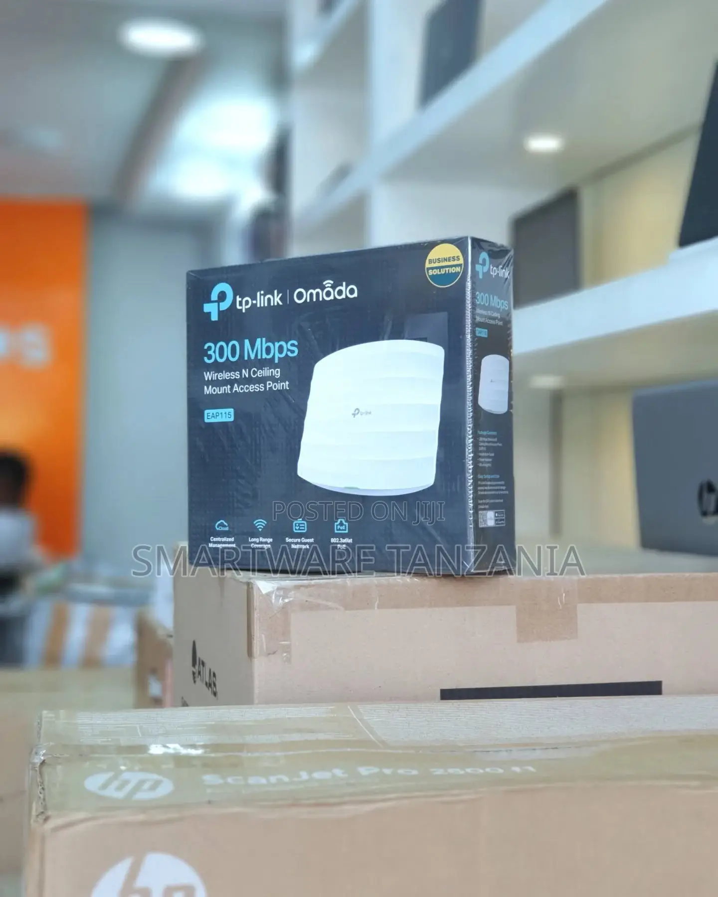 Tp-Link Omada 300mbps Ceiling Mount Access Point Eap115 Wireless N